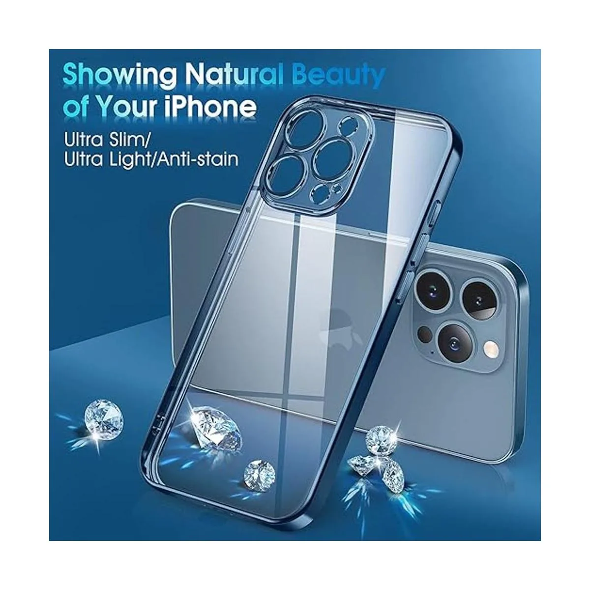 Supdeal Funda transparente para iPhone 12 Pro no_2