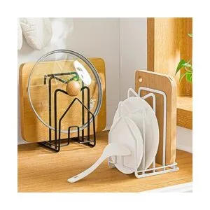 Poeland Organizador de despensa de cocina para vajilla_5