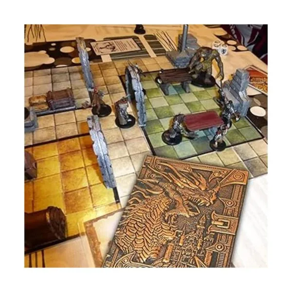 Cuaderno de escritura 3D Dragon DND diario vintage de_6