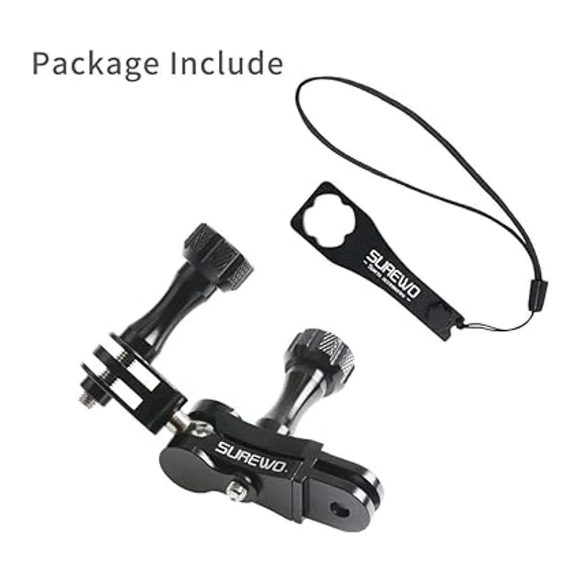 Soporte de aleación de aluminio de 360 grados con rótula_7