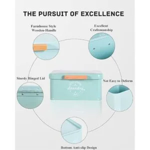 Dryer Sheet Holder Dispenser Container with Hinged Lid_6