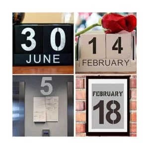 Plantillas de números grandes de 18 pulgadas plantillas_5