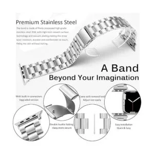 Miimall Correa y carcasa compatible con Apple Watch Series_3