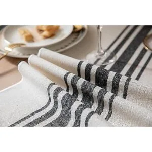 Camino de mesa bohemio para decoración moderna de granja_6