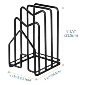 Poeland Organizador de despensa de cocina para vajilla_6