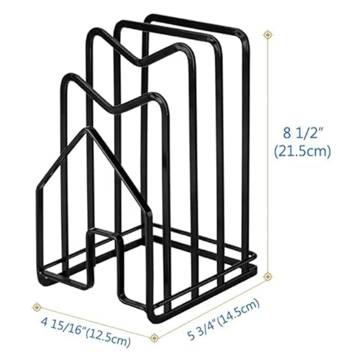 Poeland Organizador de despensa de cocina para vajilla_6