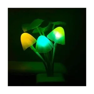 AUSAYE Luz nocturna enchufable estilo hoja de loto luces_7