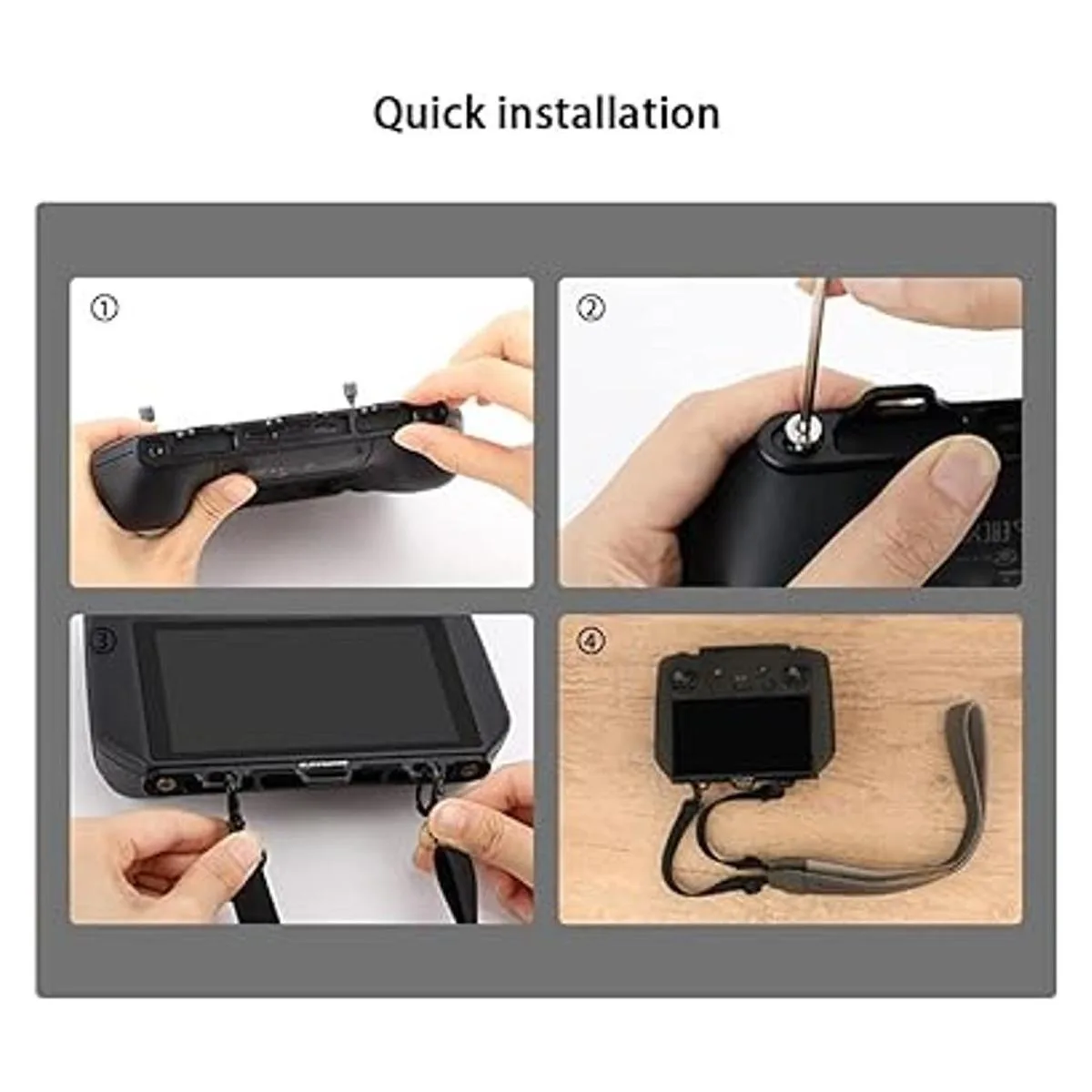 D JI RC Pro Accesorios Correa de cuello ajustable de piel_5