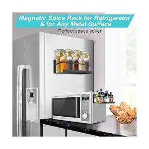 Paquete de 2 estantes magnéticos Feokely para especias_2