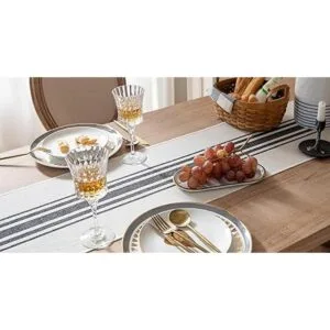 Camino de mesa bohemio para decoración moderna de granja_5