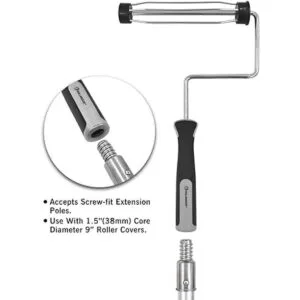 ROLLINGDOG Marco de rodillo de pintura profesional de 9_6