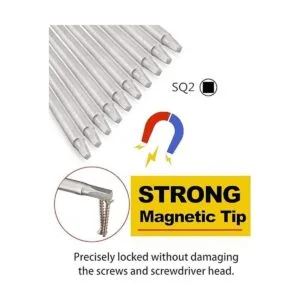 Rocaris Juego de 10 puntas de destornillador de cabeza_3