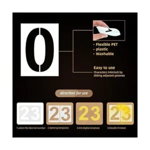 Plantillas de números grandes de 18 pulgadas plantillas_3