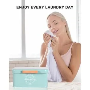 Dryer Sheet Holder Dispenser Container with Hinged Lid_5