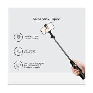 TALK WORKS Juego de palo selfie control remoto y trípode_2