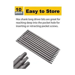 Rocaris Juego de 10 puntas de destornillador de cabeza_4