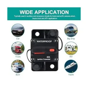 Disyuntor impermeable de 40 amperios con reinicio manual_7