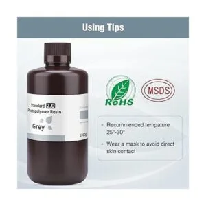 ELEGOO Resina de fotopolímero estándar 2.0 de resina de_4