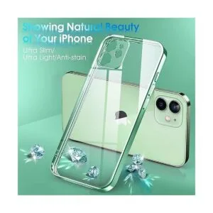 Supdeal Funda transparente para iPhone 12 no amarillea_2