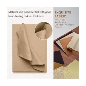 Sábanas de fieltro suave 8 x 12 pulgadas tela de fieltro_3