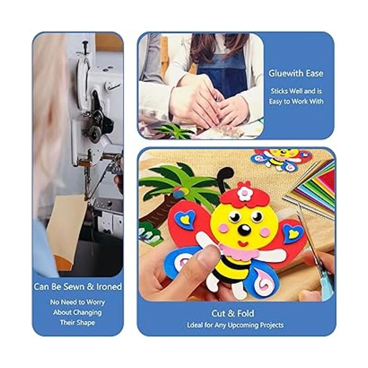 Sábanas de fieltro suave 8 x 12 pulgadas tela de fieltro_7