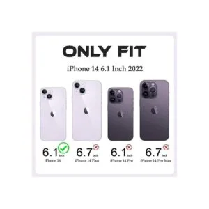 KEXAAR Funda para iPhone 14 iPhone 14 con flores para_2