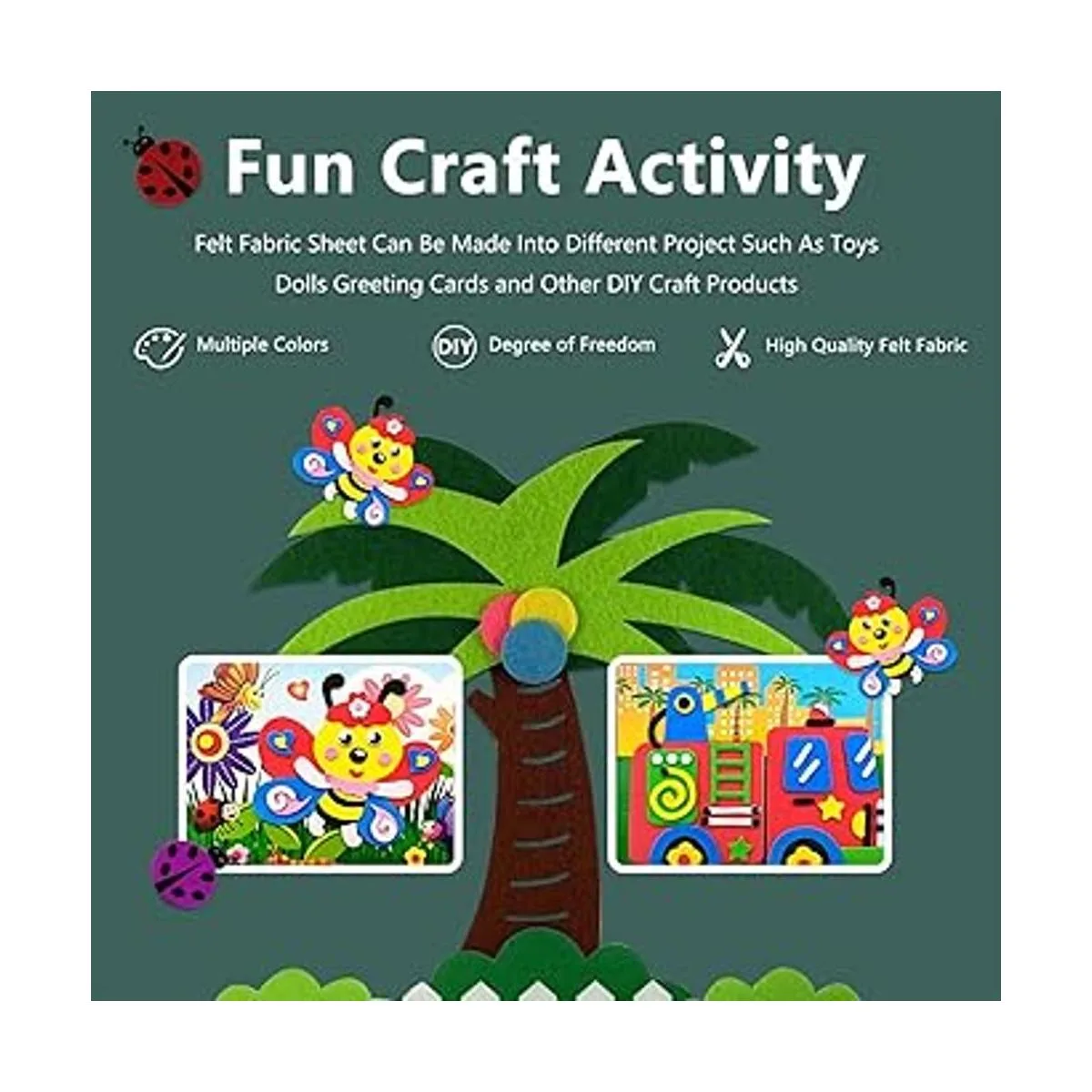 Sábanas de fieltro suave 8 x 12 pulgadas tela de fieltro_6