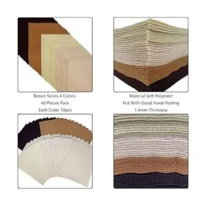 Sábanas de fieltro suave 8 x 12 pulgadas tela de fieltro_4