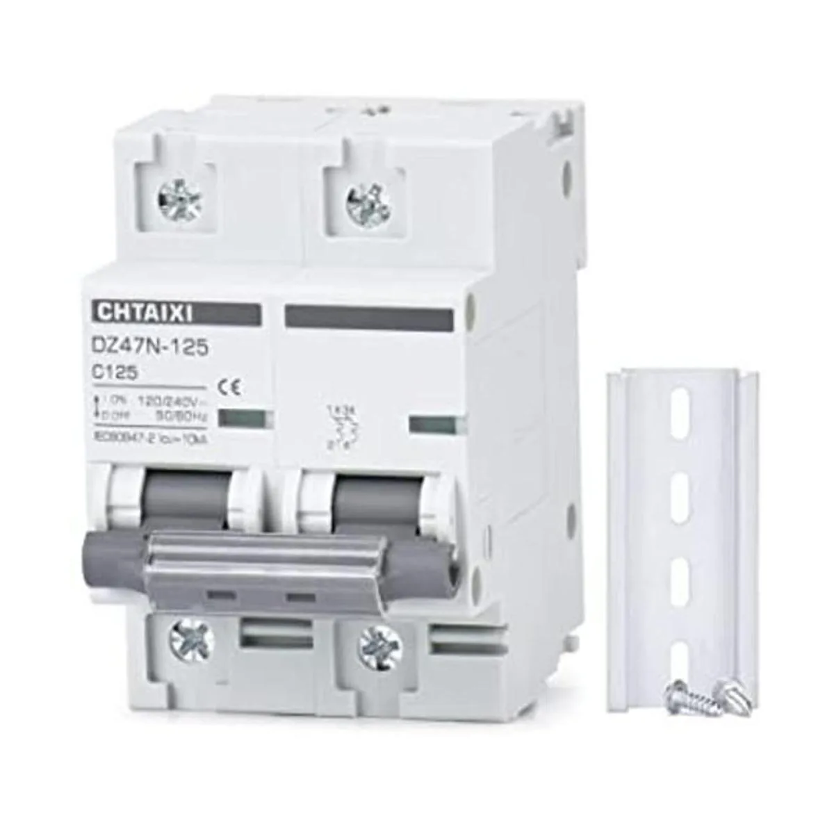 Chtaixi Disyuntor miniatura de CA 125 amperios 120 V240_1