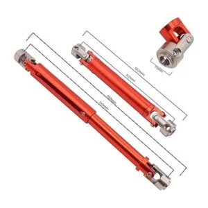 Treehobby 2 piezas de aleación de aluminio eje de_3