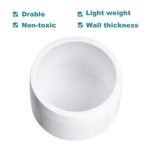 Paquete de 30 accesorios de tapa de extremo de tubo de PVC_5