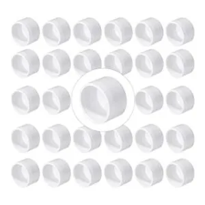 Paquete de 30 accesorios de tapa de extremo de tubo de PVC_1