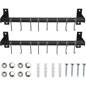 Patioer Estante para ollas y sartenes con 8 ganchos_2
