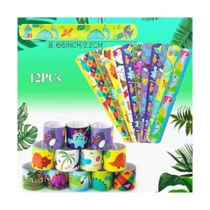 132 piezas de recuerdos de fiesta de dinosaurio anillos_2