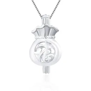 LGSY Bolsa de la suerte de plata de ley 925 grabada china_1