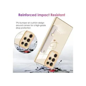 ZIYE Funda galvanizada de lujo para Galaxy S22 Ultra 5G_2