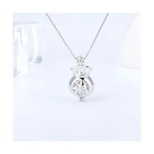 LGSY Bolsa de la suerte de plata de ley 925 grabada china_5