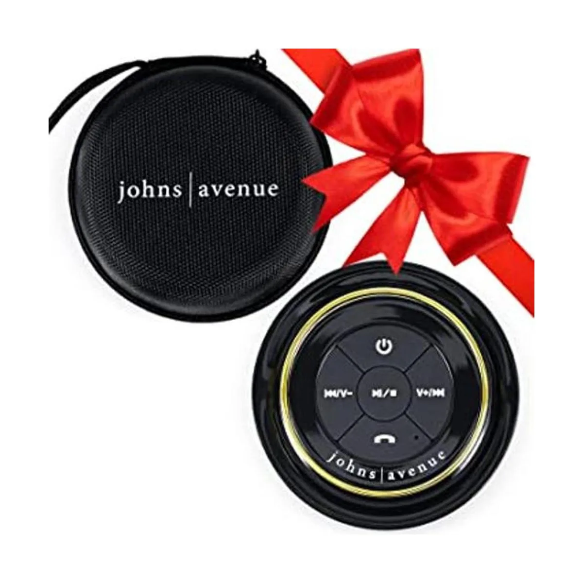 Altavoz portátil de ducha Bluetooth con funda de viaje la_1