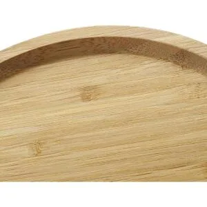 Bandeja de bambú para servir bandeja redonda de madera_2