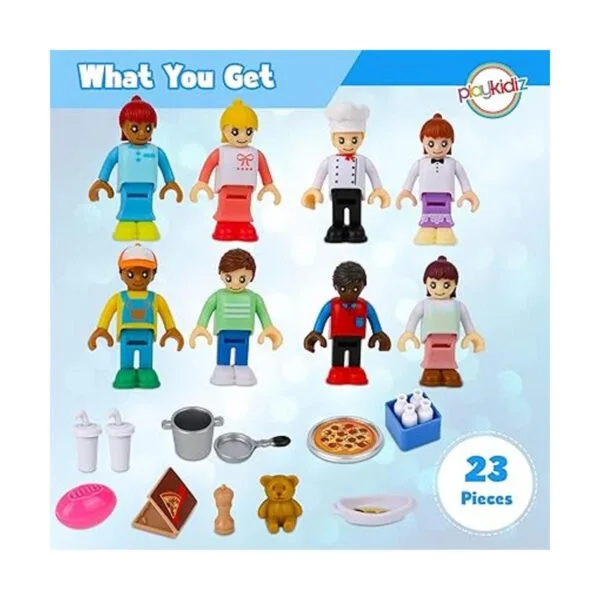 Playkidiz Juego de 8 figuras de juguete y juegos de 2_4