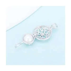 LGSY Colgantes redondos de plata de ley con nudo celta_4