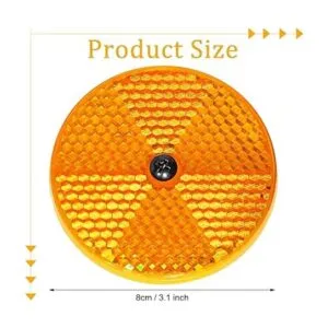 Paquete de 10 reflectores delanteros redondos para puerta_3