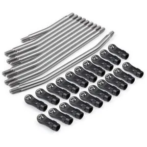 Juego de 10 varillas de eslabones de dirección de acero_3