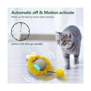 AUKL Juguetes interactivos para gatos bola súper_3