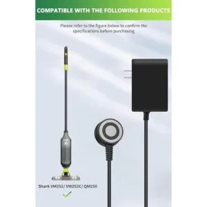 Czepa Cargador de aspiradora Shark compatible con Shark_3