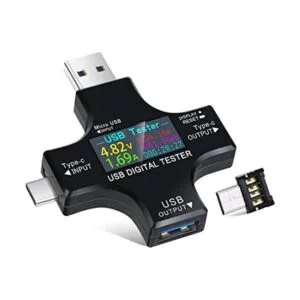 Eversame Probador USB 2 en 1 tipo C con pantalla a color_1