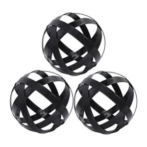 Juego de 3 esferas decorativas de 3.3 pulgadas bolas_1