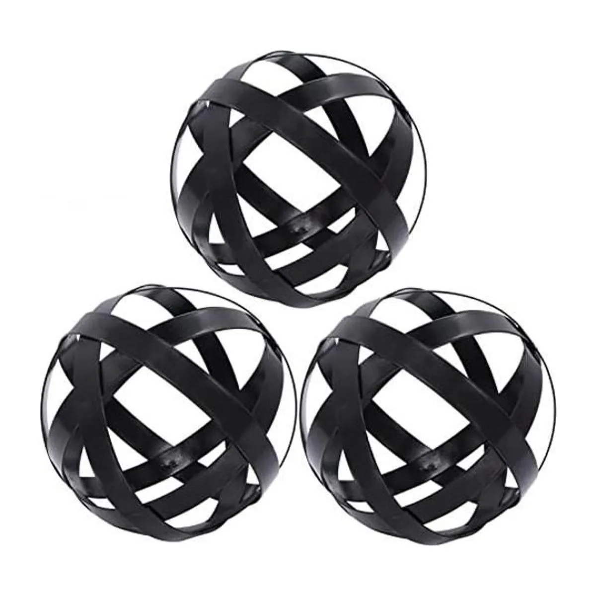 Juego de 3 esferas decorativas de 3.3 pulgadas bolas_1