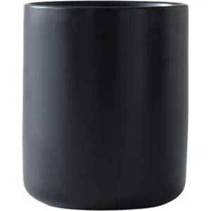 Soporte de utensilios de cocina de cerámica negra para_1