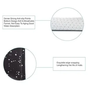 Mightree Juego de 5 cortinas de ducha de baño cortina de_5